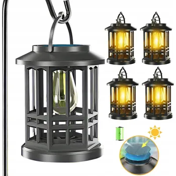 Venkovní osvětlení 4X solární zahradní lampa Zahradní Venkovní LED SKLENICE Solární Zahradní Světla