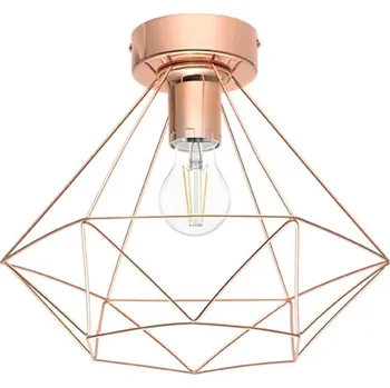 Eglo 79256 - Přisazený lustr BYRON 1xE27/60W/230V měděná