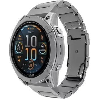 Oblečení a móda FIXED Titanium Strap pro Garmin QuickFit 22 mm přírodní titan