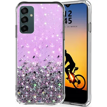 Pouzdro na mobilní telefon Zadní Kryt WWW pro Samsung Galaxy M32 5G fialový