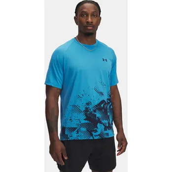 Pánské tričko Pánské tričko Under Armour UA M TECH FADE SS 1390209-452 Modrá SM