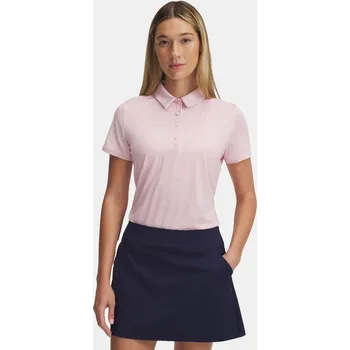 Dámské oblečení Dámské tričko Under Armour UA Playoff SS Polo 1383612-647 Růžová SM