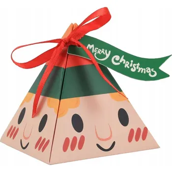 Obraz Vánoční Dárková Krabička Pyramida Elf