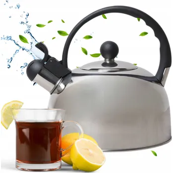 Varná konvice Tradiční ocelová Konvice Kamille 2,5 l šedá