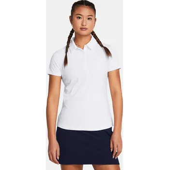 Dámské tričko Under Armour UA Playoff SS Polo-WHT 1383612-100 Bílá XL