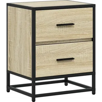 Noční stolek Noční stolek dub sonoma 40 x 31 x 50 cm se 2 zásuvkami