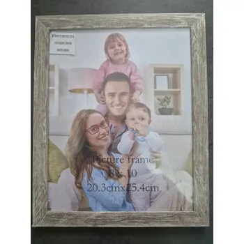 Obraz Rámečky na fotky, dřevěné, stojící i závěsné, 23x28 cm, sada 12 Ks