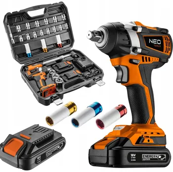 Aku rázový utahovák 200 Nm NEO Tools 08-600