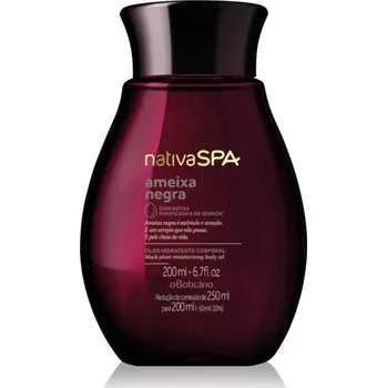 Koupelový olej oBoticário Nativa SPA Black Plum hydratační tělový olej 200 ml