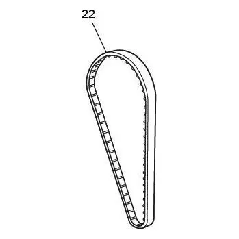 Příslušenství k šicímu stroji Řemínek hnací 738046006 JANOME