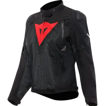 Moto obuv DAINESE SUPER SPRINT D-DRY JACKET WMN BLACK/BLACK/RED-LAVA - 44