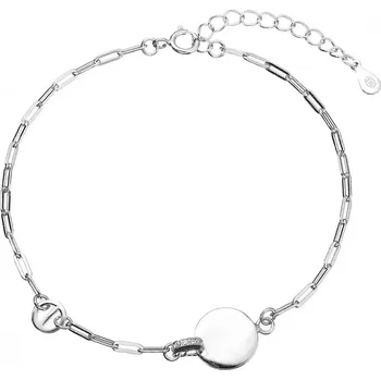 Oblečení a móda Stříbrný náramek s placičkou 13063.1