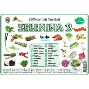 Encyklopedie Súbor 24 kariet - Zelenina 2 - Petr Kupka Kupka
