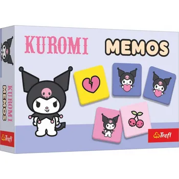 Karetní hra Trefl Pexeso papírové Kuromi - 30 kartiček