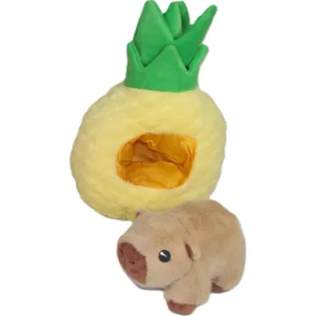 plyšák Plyšák Kapybara v pelíšku ananas – 30 cm