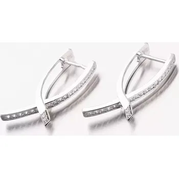 Náušnice Dámské náušnice stříbro 925 zirkon PKL-2208