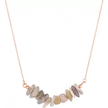 Oblečení a móda Náhrdelník s kamenem labradorit 42037.3 ocel