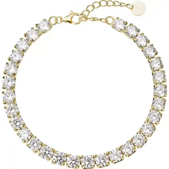 Oblečení a móda Luxusní pozlacený tenisový náramek 13098.1