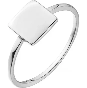 Prsten Stříbrný prsten čtvereček 65018