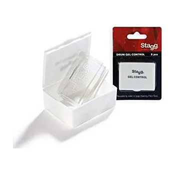 Příslušenství pro bicí nástroj STAGG DGC-05TR Damper Pads (Transparent)