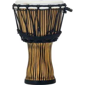 PEARL Rope Tuned Djembe 7" Zebra Grass