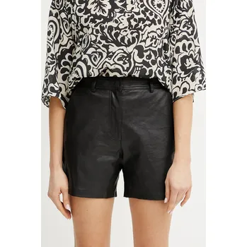 Dámské kraťasy Kožené šortky Weekend Max Mara 2515431011600 černá 99X, vel. 40