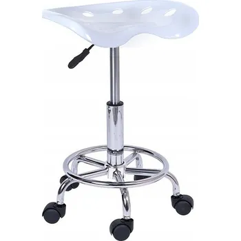 Barová židle Barová Židle F.H. Angel bílý 64 cm plast