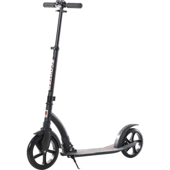 Koloběžka Dětská koloběžka HOMCOM skládací s tlumením nárazů výškově nastavitelná od 14 let hliník 92,5x37,5x87-101,5cm | Aosom.de