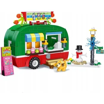 ostatní stavebnice STAVEBNICE VÁNOČNÍ STÁNEK S OBČERSTVENÍM - 316 DÍLKŮ