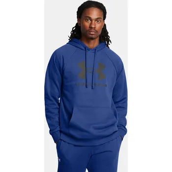 Pánská mikina Pánská mikina Under Armour UA Rival Fleece Logo HD 1379758-432 Modrá MD