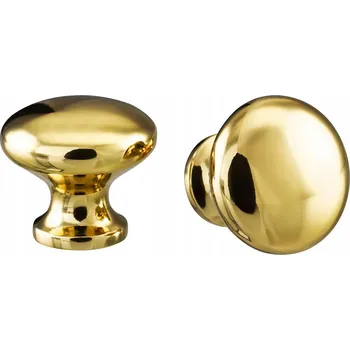 Nábytkové kování IKEA ENERYDA Nábytková úchytka knopka zlatá pro skříňku zásuvky 27 mm 2 ks