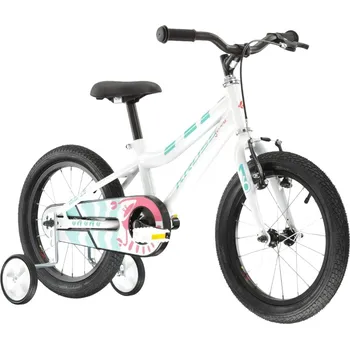 Dětské kolo Kross Dětské kolo Mini 3.0 16" - model 2025 bílá / seledynová / korálová / lesk - 9" (100-125 cm)
