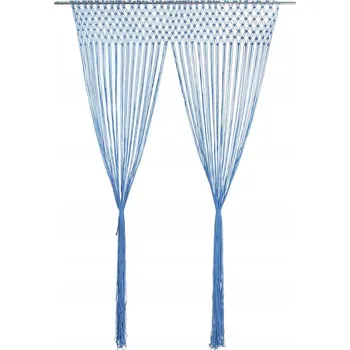 Obraz Závěs provázkový modrý 140x240cm