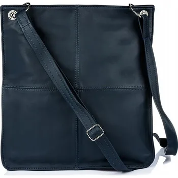 Kabelka Dámská kožená kabelka velká A4 klasická kabelka přes rameno kůže Beltimore