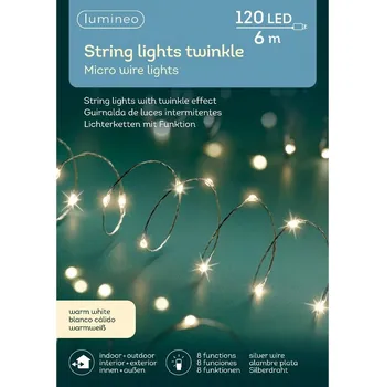 Vánoce Vánoční osvětlení na stromeček Kaemingk venkovní 6 m 101 - 200 světýlek