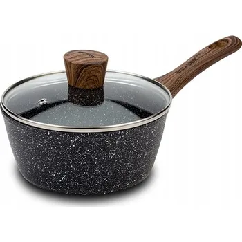 Hrnec Rendlík se skleněnou poklicí NAVA granitový NATURE 18 cm, 1,6 l