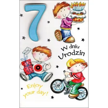 Dětské narozeninové přání s čísly – B6GE