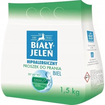 Prací prostředek Biały Jeleń hypoalergenní prací prášek na bílé prádlo 1,5 kg