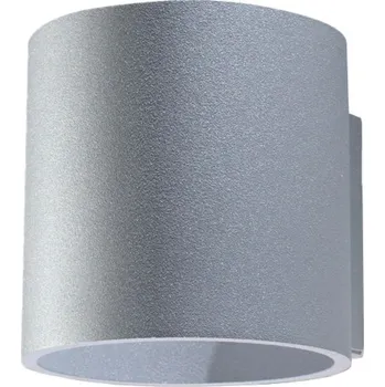 Nástěnné svítidlo Moderní nástěnné svítidlo Orbis šedé kovové do ložnice a obýváku Sollux Lighting