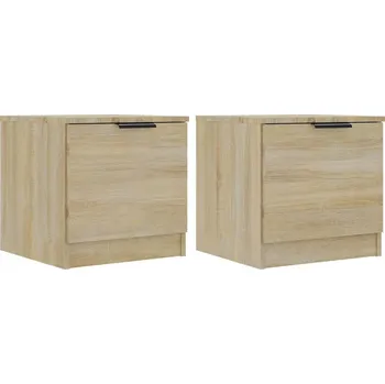 Noční stolek Noční stolek dub sonoma 40 x 39 x 40 cm, materiál: dřevotříska