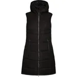 Dámská dlouhá vesta ALPINE PRO GANHA černá M