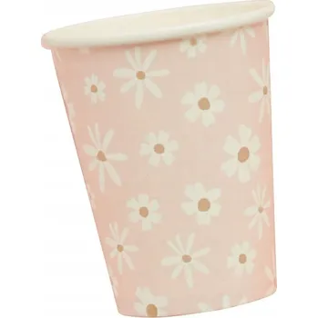 Jednorázové nádobí Kelímky Sedmikrásky Květiny malé 8 ks 250 ml