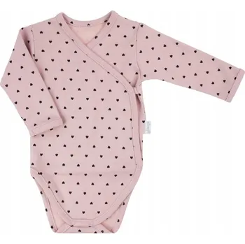 Kojenecký body Body pro kojenecké rozepínací obálkové pro holčičku dlouhý rukáv Oli Nicol