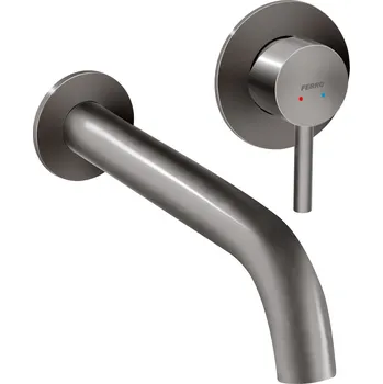 Vodovodní baterie FERRO Umyvadlová baterie podomítková CIRICULUS, gun metal (BCK3PAGM)
