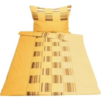 Povlečení KNITVA Saténové ložní povlečení ze 100% bavlny BEATRIX - prodloužená délka 140/220 + 70/90