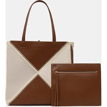 Kabelka Kabelka Nanushka THEORIGAMITOTELARGE NW23CRBG00471 hnědá 82A, vel. ONE SIZE