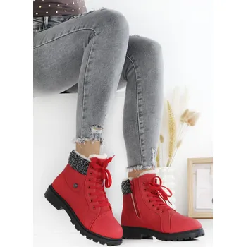 Dámská zimní obuv Sente Červené zimní boty LS23-3R Velikost: 38