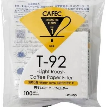 Filtr do kávovaru Cafec Light Roast Papírové filtry vel. 1 - 100 ks
