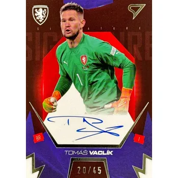 Sběratelství AUTO karta TOMÁŠ VACLÍK 23-24 Sportzoo Hrdí lvi Signature Level 2 /45