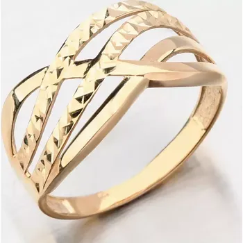 Prsten Dámský prsten žluté zlato 585 11R-354 velikost 65